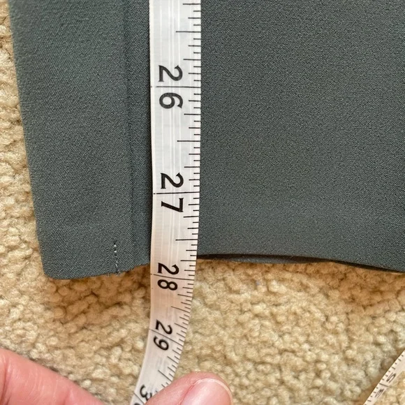 ATHLETA Women’s Endless Pant in Bali Green Straight Leg Ankle #533636-02 Size 14 - Picture 7 of 8